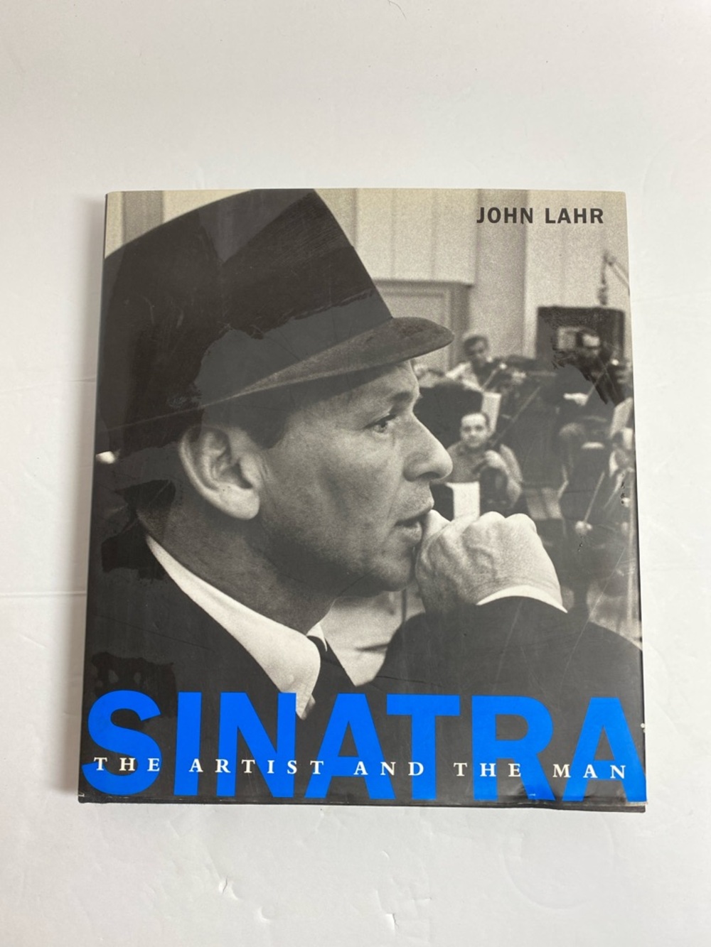 Sinatra "The Artist and The Man" Coffee Table Book in Black, White & Blue